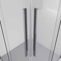 Душевой уголок Niagara Nova 100х100 профиль Хром стекло прозрачное арт-NG-6624-34 — фото 11, Квадратные душевые уголки