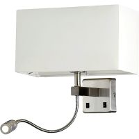 Настенный светильник Crystal Lux Белый Хром арт-JEWEL AP2 WH — фото 1, Бра