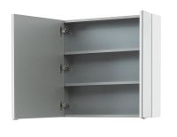 Зеркальный шкаф Aquanet Порто 70 L Белый глянец арт-241748 — фото 5, Зеркальные шкафы в ванную