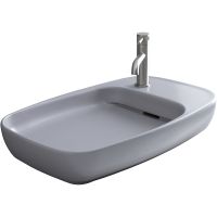 Раковина Allen Brau Liberty 2 70 Антрацит арт-4.32012.AN — фото 1, Раковины накладные