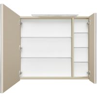 Зеркальный шкаф Roca Oleta 80 с подсветкой Капучино арт-A857647515 — фото 2, Зеркальные шкафы в ванную