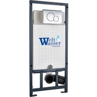 Инсталляция WeltWasser WW Marberg 507 RD CR для унитаза с клавишей смыва Хром арт-10000008208 — фото 1, Инсталляции для унитазов