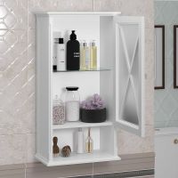 Подвесной шкаф Opadiris Палермо 46 R Белый матовый арт-00-00007336 — фото 2, Шкафы для ванной