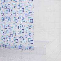 Штора для ванны Ridder Retro 200х180 Синяя арт-130380 — фото 1, Шторы для ванной