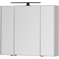 Зеркальный шкаф Aquanet Латина 90 Белый арт-179605 — фото 3, Зеркальные шкафы в ванную