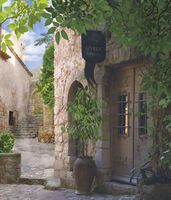 Фреска Ortograf Городской пейзаж 3858 Фактура бархат FX Флизелин (2,3*2,7) Бежевый/Зеленый, Город арт-3858 (бархат FX) — фото 2, Фрески