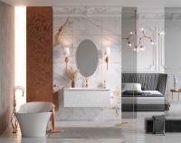 Тумба под раковину Clarberg Elegance 120 подвесная Белая арт-EL0112 — фото 2, Тумбы под раковину