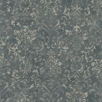 Обои Marburg Urban Elegance Винил на флизелине (1,06*10,05) Серый/Серебряный/Черный, Дамаск/Штукатурка арт-34246 — фото 1, Обои для стен