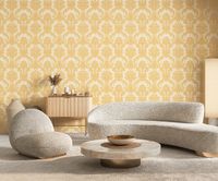 Обои Zambaiti Parati Tradizione Italiana 2025 Винил на флизелине (0,53*10,05) Белый/Серый, Дамаск арт-Z21731 — фото 2, Обои для стен