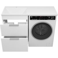 Тумба под раковину Brevita Enfida 120 Белая матовая арт-ENF-07060-012Я — фото 5, Тумбы под раковину