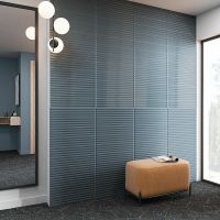 Керамическая плитка DNA Tiles Plinto In Blue Matt настенная 10,7х54,2 см арт-78803288 — фото 2, Керамическая плитка