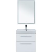 Комплект мебели для ванной Aquanet Nova 60 подвесной Белый глянец арт-246279 — фото 1, Комплекты мебели для ванной