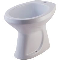 Биде Rosa Люкс приставное Белое арт-4620008191256 — фото 1, Биде напольные