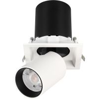 Встраиваемый светильник Arlight Pull Белый Черный арт-031367 — фото 1, Точечные светильники