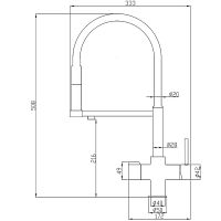 Товар: Смеситель для кухни ZorG Steel Hammer Хром арт-SH 2002 CR - фото 2 Смеситель для кухни ZorG Steel Hammer Хром арт-SH 2002 CR — фото 2, Смесители для кухни