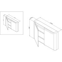 Зеркальный шкаф AM.PM Sensation 100 с подсветкой Белый глянцевый арт-M30MCX1001WG — фото 10, Зеркальные шкафы в ванную