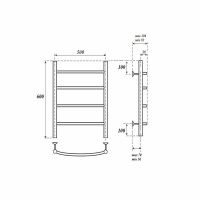 Товар: Электрический полотенцесушитель Point Афина П4 500x600 левый/правый Хром арт-PN04156E - фото 4 Электрический полотенцесушитель Point Афина П4 500x600 левый/правый Хром арт-PN04156E — фото 4, Электрические полотенцесушители