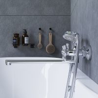 Смеситель для ванны Damixa Retro универсальный Хром арт-239500000 — фото 6, Смеситель для ванны