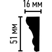 Молдинг гибкий Decomaster 2400x51x16 мм арт-97164FL — фото 3, Молдинги