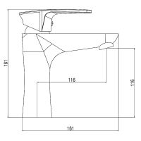 Смеситель для раковины Orange OneLife Хром арт-P09-021cr — фото 7, Смесители для раковины