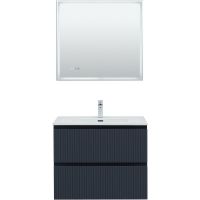 Тумба под раковину Aquanet Джейн 80 подвесная Маренго арт-335429 — фото 4, Тумбы под раковину