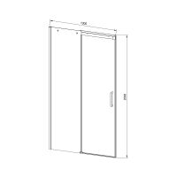 Товар: Душевая дверь Vincea Dice 130 профиль Хром стекло прозрачное арт-VDS-4D130CL - фото 4 Душевая дверь Vincea Dice 130 профиль Хром стекло прозрачное арт-VDS-4D130CL — фото 4, Раздвижные душевые двери