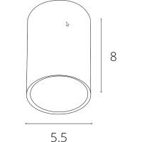 Потолочный светильник Artelamp Beid Белый арт-A1517PL-1WH — фото 2, Точечные светильники