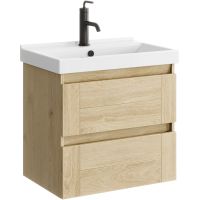 Тумба под раковину Aqwella Astrid 60 подвесная Дуб Давос арт-AST0106DD — фото 1, Тумбы под раковину