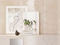 Керамическая плитка Cersanit Pudra рельеф бежевый (D) настенная 20х44 см арт-PDG012 — фото 2, Керамическая плитка