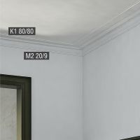 Карниз Bello Deco XPS К 1 2000x80x80 мм арт-00-00004633 — фото 2, Карнизы