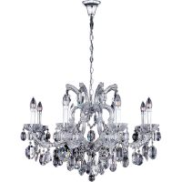 Товар: Люстра Crystal Lux Прозрачная Хром арт-HOLLYWOOD SP8 CHROME - фото 1 Люстра Crystal Lux Прозрачная Хром арт-HOLLYWOOD SP8 CHROME — фото 1, Люстры