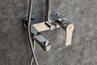 Душевая система Orange Otto Хром арт-M22-911cr — фото 6, Душевые стойки