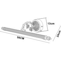 Подсветка для картин Artelamp Bari Античная бронза арт-A6708AP-1AB — фото 2, Подсветки
