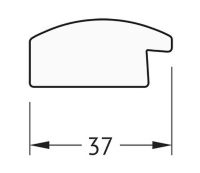 Зеркало Evoform Definite 70х50 в багетной раме - Бук 37 мм арт-BY 0628 — фото 5, Зеркала в ванную комнату
