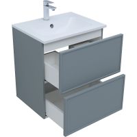 Товар: Тумба под раковину Aquanet Арт 60 подвесная Мисти грин арт-313274 - фото 3 Тумба под раковину Aquanet Арт 60 подвесная Мисти грин арт-313274 — фото 3, Тумбы под раковину