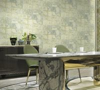 Обои Decori-Decori Carrara Винил на флизелине (1,06*10,05) Бежевый/Серый, Геометрия арт-82619 — фото 2, Обои для стен