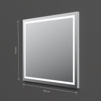 Зеркало AM.PM Gem 80 с подсветкой с механическим выключателем арт-M91AMOX0801WG — фото 9, Зеркала в ванную комнату