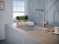 Смеситель для кухни Paulmark Spring Нержавеющая сталь арт-Sp212067-SS — фото 2, Смесители для кухни