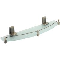 Стеклянная полка WasserKRAFT Exter Светлая бронза арт-K-5244 — фото 1, Полки для ванной и душа