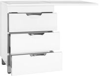Товар: Тумба под раковину Style Line Жасмин 120 с 3 ящиками Белая арт-ЛС-00000644 - фото 5 Тумба под раковину Style Line Жасмин 120 с 3 ящиками Белая арт-ЛС-00000644 — фото 5, Тумбы под раковину