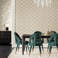 Обои Emiliana Parati Valentin Yudashkin 5 Винил на флизелине (1,06*10,05) Бежевый, Орнамент арт-86013 — фото 3, Обои для стен