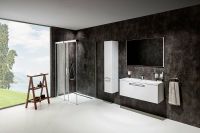 Душевой уголок Ravak Matrix MSDPS 100x80 L профиль Хром стекло Transparent арт-0WLA4C00Z1 — фото 3, Прямоугольные душевые уголки