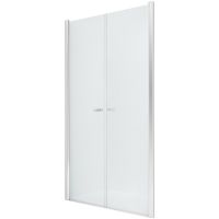 Душевая дверь New Trendy New Soleo Chrome 100 профиль Хром стекло прозрачное арт-D-0126A — фото 1, Распашные душевые двери