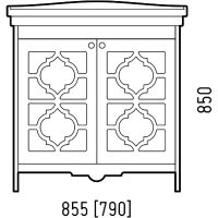 Товар: Тумба под раковину Corozo Манойр 85 Белая арт-SD-00000970 - фото 7 Тумба под раковину Corozo Манойр 85 Белая арт-SD-00000970 — фото 7, Тумбы под раковину