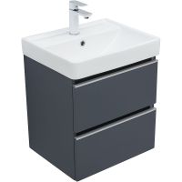 Тумба под раковину Aquanet Вега 50 подвесная Маренго арт-329588 — фото 4, Тумбы под раковину