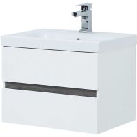 Товар: Тумба под раковину Aquanet Беркли 50 подвесная Белый Дуб рошелье арт-254288 - фото 6 Тумба под раковину Aquanet Беркли 50 подвесная Белый Дуб рошелье арт-254288 — фото 6, Тумбы под раковину