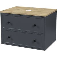 Тумба под раковину Iddis Torr 70 подвесная Темно-серая арт-TOR70DVi95K — фото 1, Тумбы под раковину