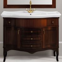 Тумба под раковину Cezares Rubino 105 Noce арт-RUBINO.BA.Noc — фото 1, Тумбы под раковину