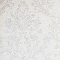 Обои Wiganford by Solo Safita Винил на флизелине (1,06*10,05) Белый, Дамаск арт-AC20156 — фото 1, Обои для стен