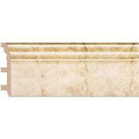 Плинтус Decomaster 2400x120x23 мм арт-D233-80 — фото 1, Плинтуса напольные